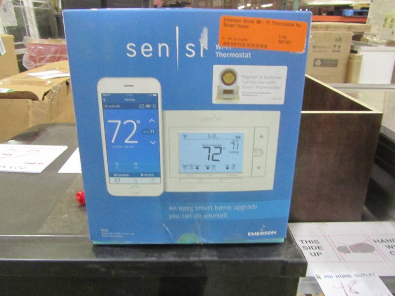 lot 57 image: Emerson Sensi Wi-Fi Thermostat for Smart Home