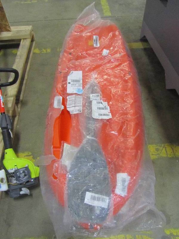 lot 68 image: Lifetime Orange Youth Wave Kayak with Paddles
