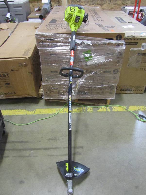 lot 69 image: Ryobi 2-Cycle 25cc Gas Full Crank Straight Shaft String Trimmer