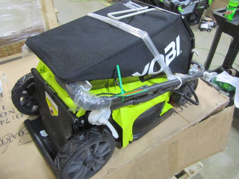 lot 73 image: Ryobi 16 in. 40-Volt Lithium-Ion Cordless Battery Push Lawn Mower - Battery and Charger Not Included