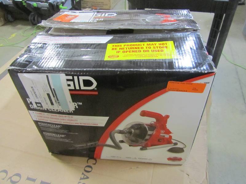 lot 74 image: RIDGID PowerClear Drain Cleaner