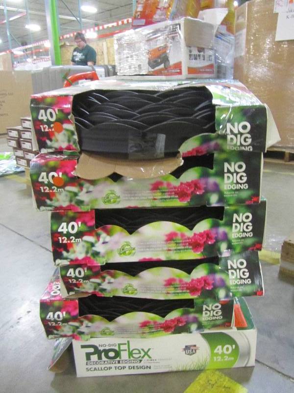 lot 88 image: Vigoro 40 ft. Scalloped No Dig Edging Kit (6x)