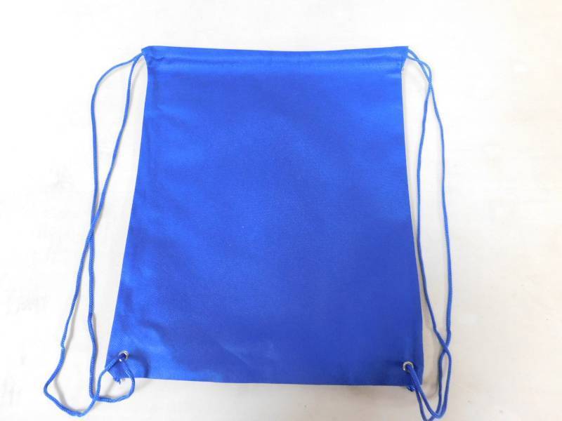 lot 4 image: Blue Drawstring Backpacks - 13 x 16
