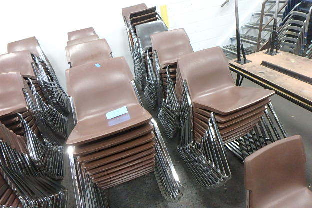 (100 approx) Stacking Chairs