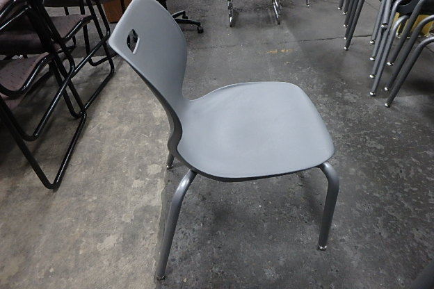 (80 approx) Grey Stacking Chairs