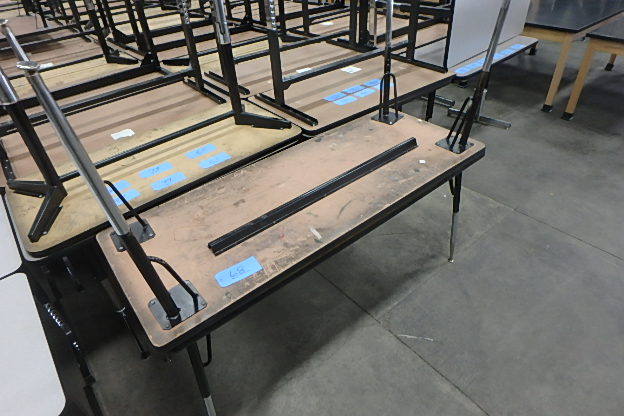 (2) Wood look Tables 5 X 2