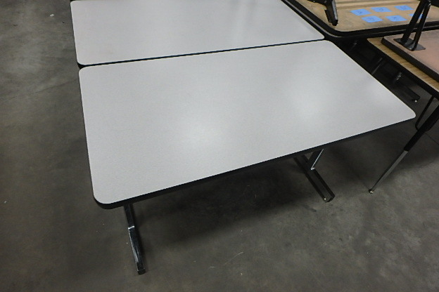 (6) Grey Top TablesDesks