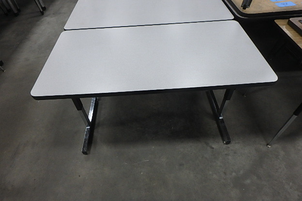 (6) Grey Top TablesDesks