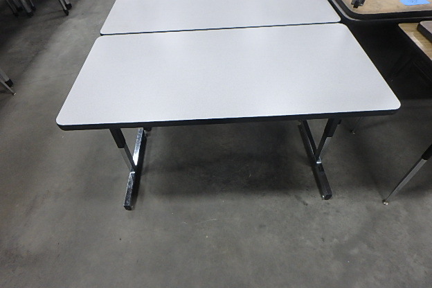 (6) Grey Top TablesDesks