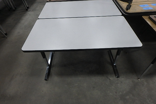 (6) Grey Top TablesDesks