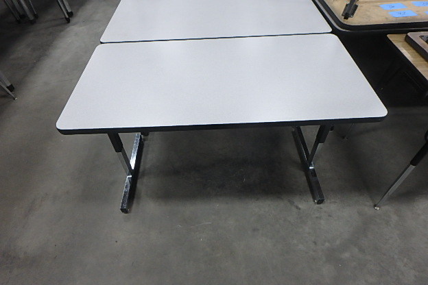 (6) Grey Top TablesDesks