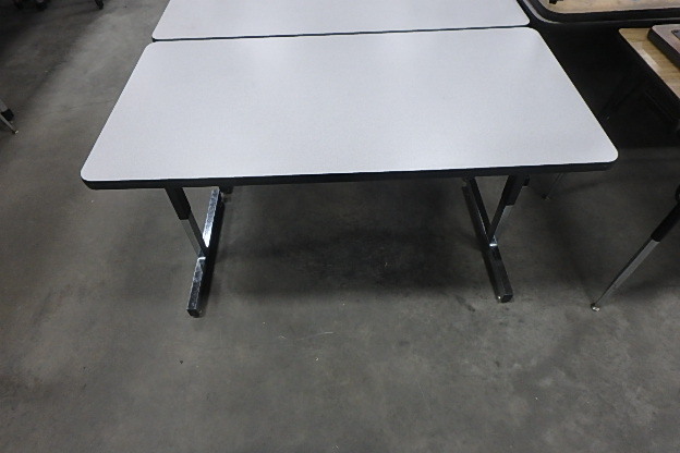 (6) Grey Top TablesDesks