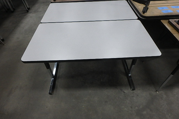 (6) Grey Top TablesDesks