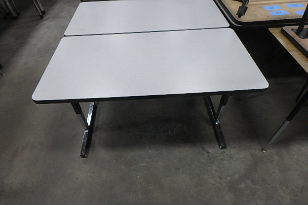 (6) Grey Top TablesDesks