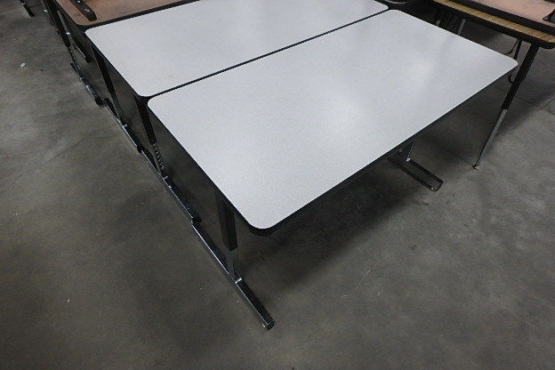 (6) Grey Top TablesDesks