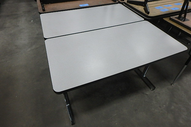 (6) Grey Top TablesDesks