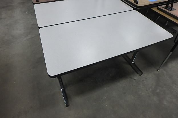 (6) Grey Top TablesDesks