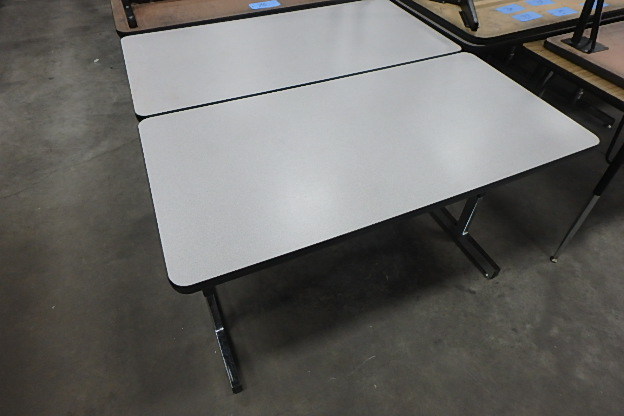 (6) Grey Top TablesDesks