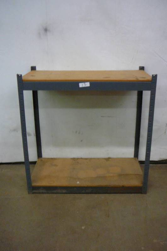 Steel Rack wood Shelves 36w x 18d x 36h