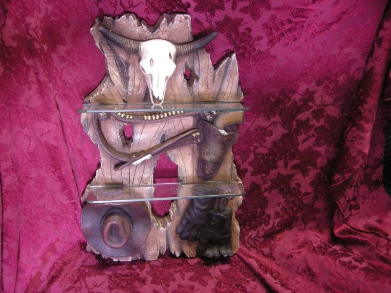 lot 34 image: Western Look Shelf
