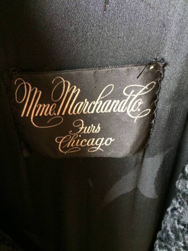 lot 16 image: MME Marchand Co Chicago Lambs Wool Coat