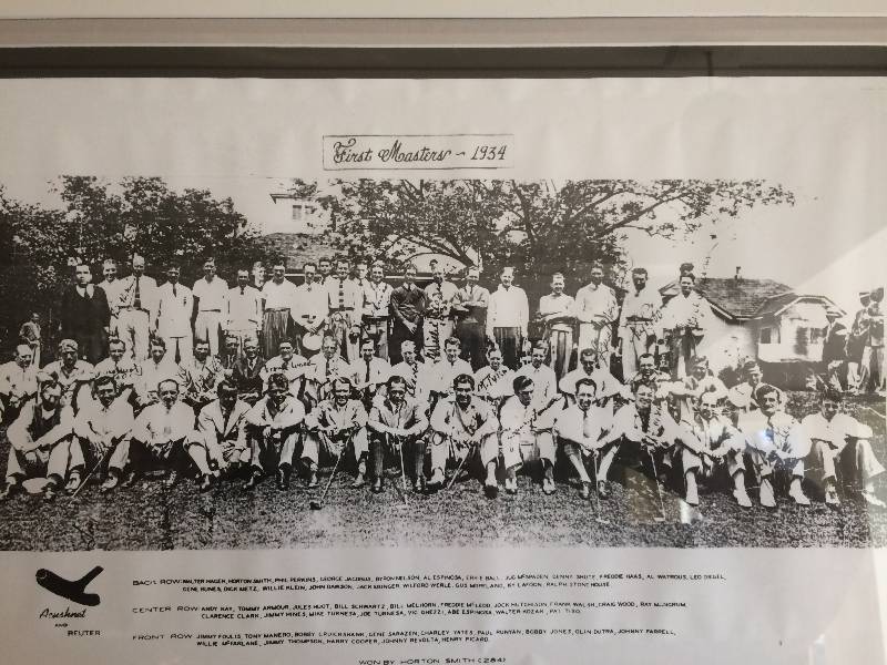 lot 59 image: Framed Vintage First Masters 1934