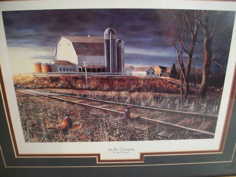 lot 42 image: Jim Hansel Framed Print
