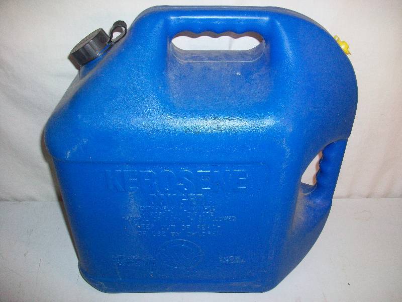 lot 57 image: Mechanics Creeper & 5 Gallon Kerosene Container
