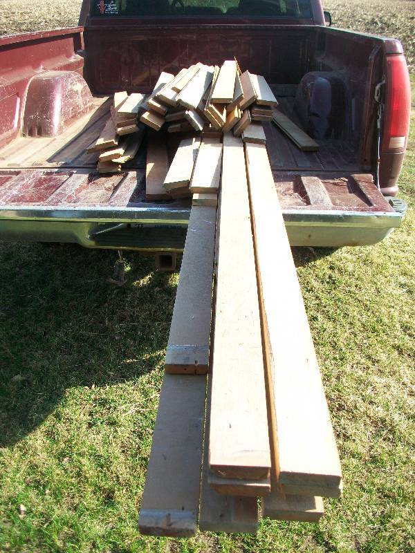 lot 110 image: 100 Year Old Tongue & Groove Lumber