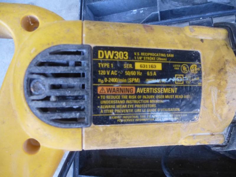 Dewalt Sawzall