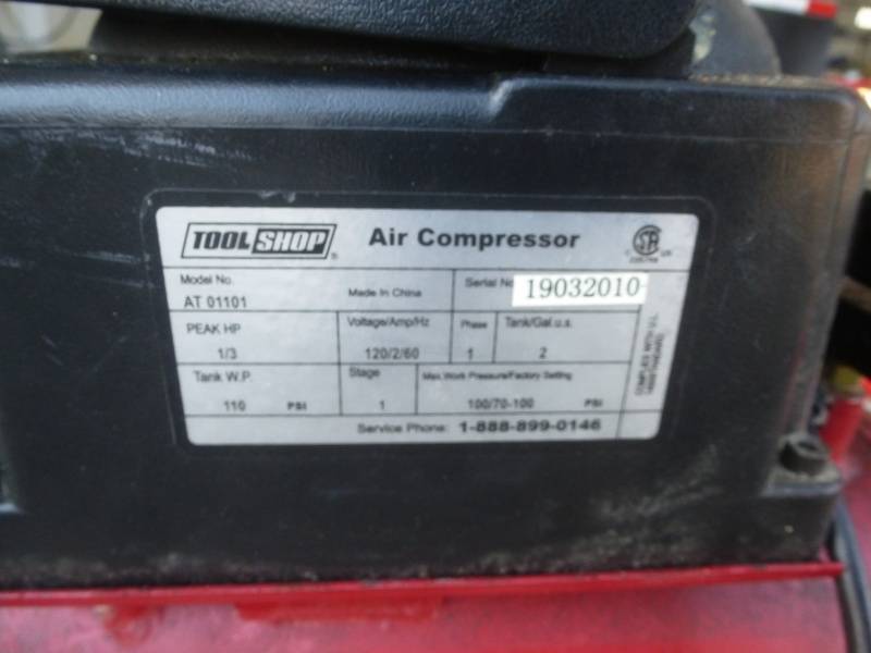 Tool Shop Air Compressor