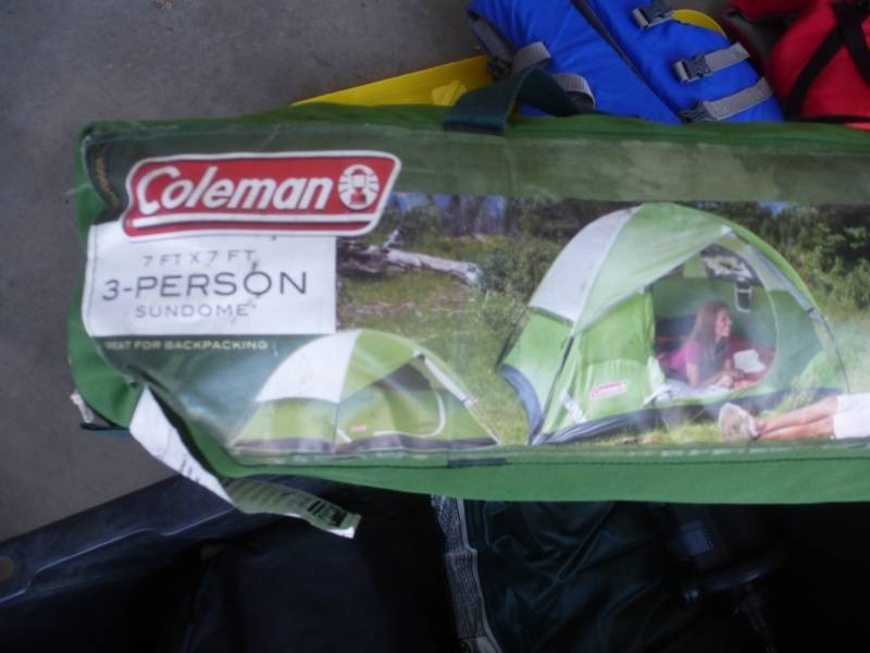 Coleman Tent & Life Jackets