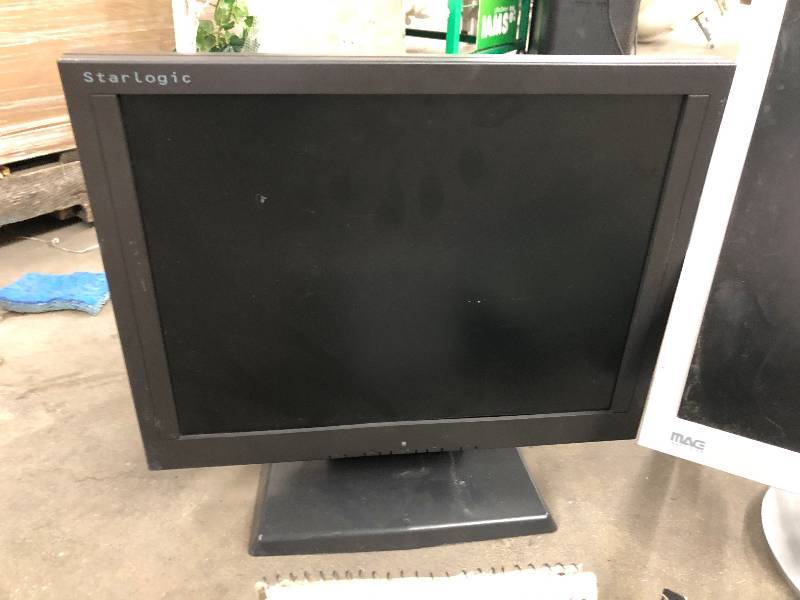 lot 23 image: (3) Monitors, Nvidia Graphics Card & More