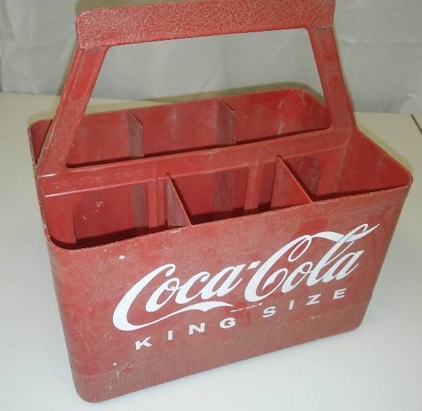 lot 2 image: Coca Cola, Coke King Sized Plastic Bottle Holder