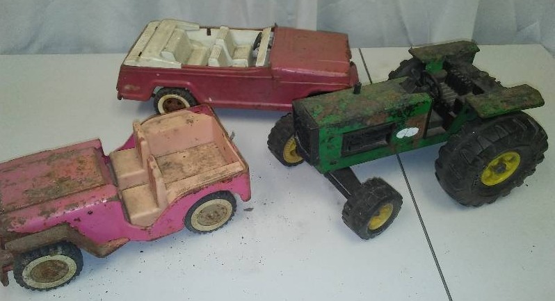lot 10 image: Vintage Tonka Variety (3) Metal