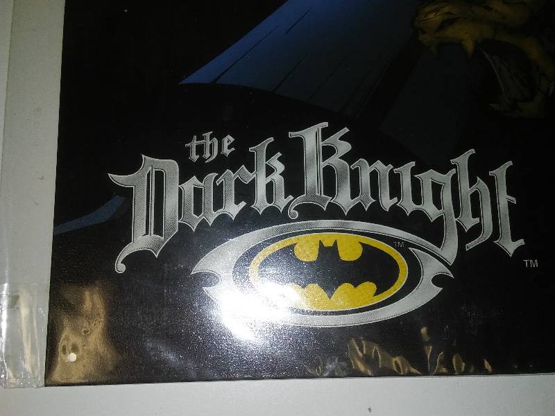 lot 38 image: Batman The Dark Knight Metal Sign