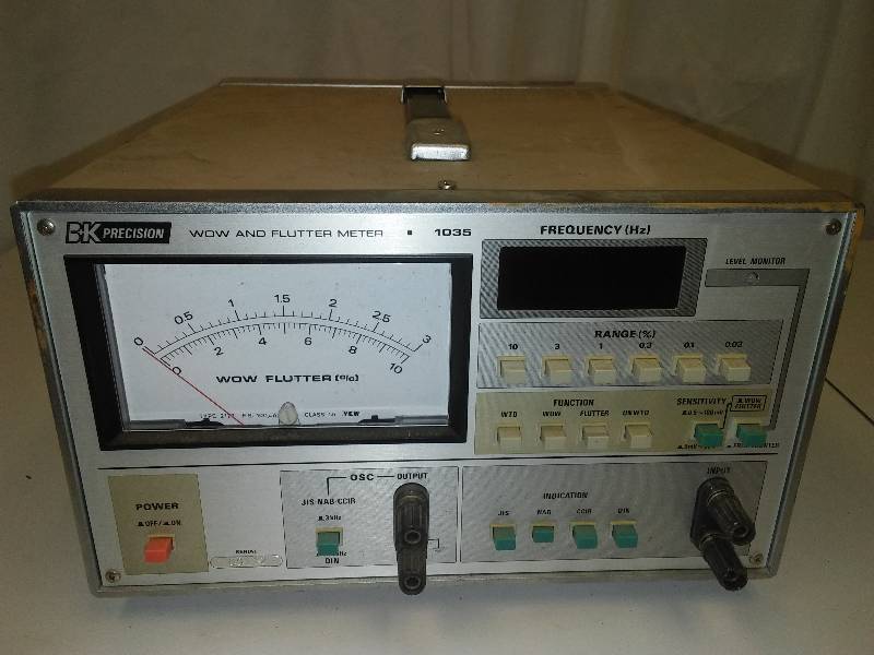 lot 93 image: BK Precision WOW and Flutter Meter 1035