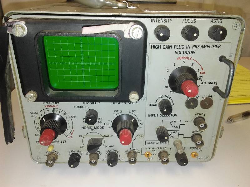 lot 94 image: Oscilloscope, Oscope, ANUSM-117C, Navy Department