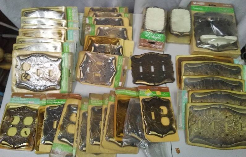 lot 122 image: Variety of Electrical Faceplates, Dispenser and more,