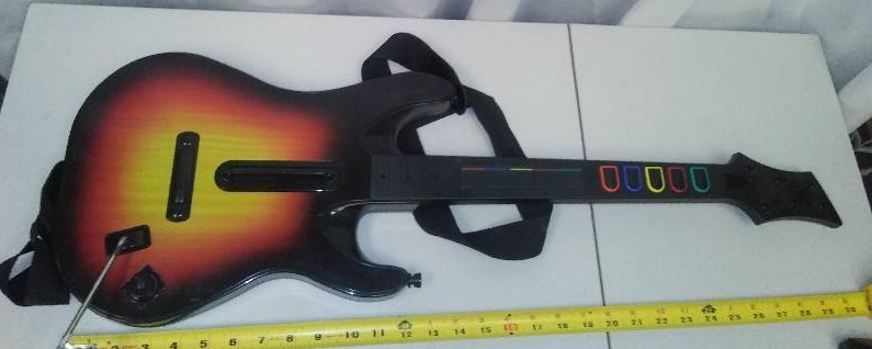 lot 127 image: Guitar Hero Guitar w strap, 30 inches