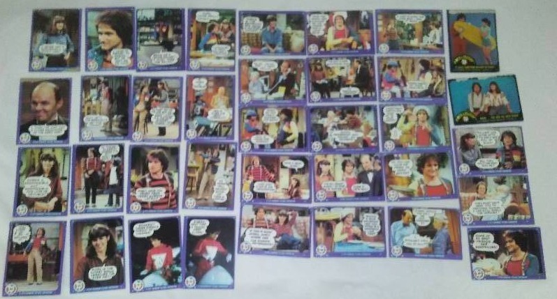 lot 137 image: 1978 Mork and Mindy Trading Cards