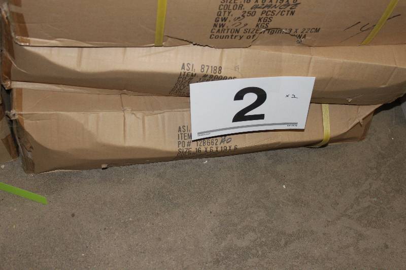 500 16 x 6 x 19 Orange Plastic Handled Bags