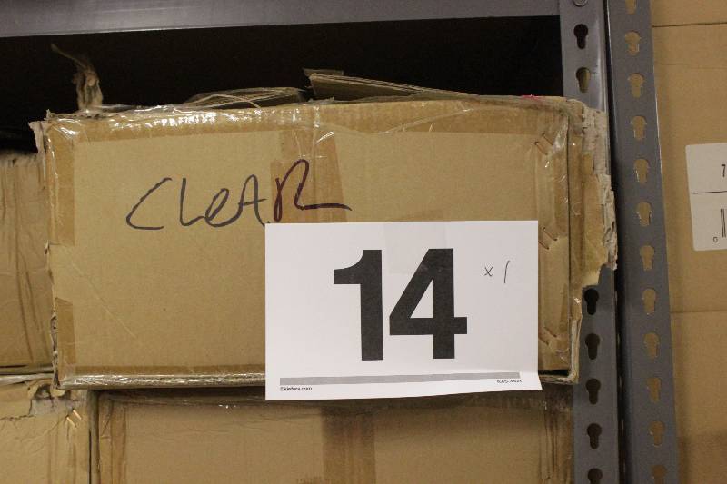 250 16 x 6 x 19 Clear Plastic Handled Bags