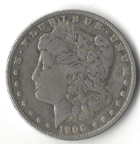 1900 - O Morgan Silver Dollar