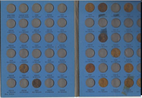 Collection of 25 Lincoln Wheat Cents