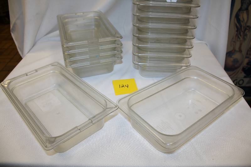 lot 124 image: Assorted 14 Containers