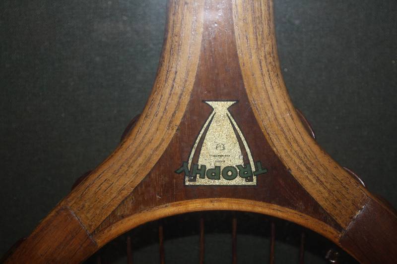 lot 305 image: Restaurant Home Dcor Framed Tennis Racket