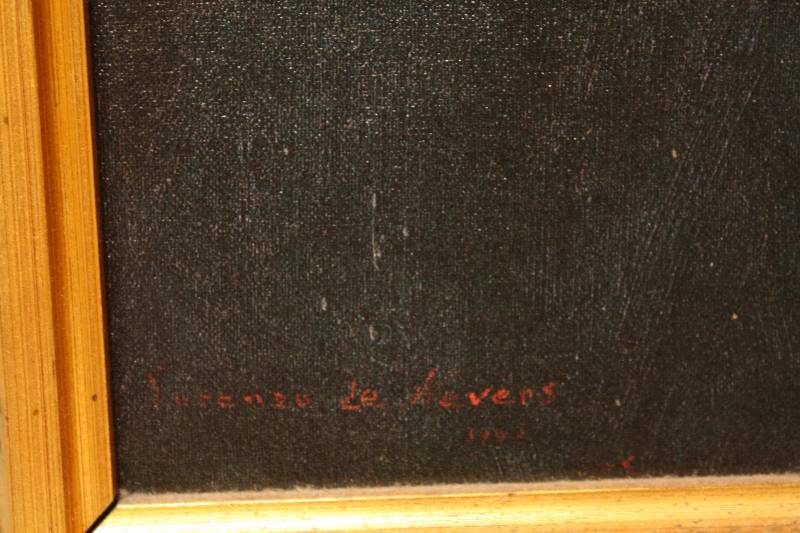 lot 320 image: Oil Painting By Lorenzo De Nevers