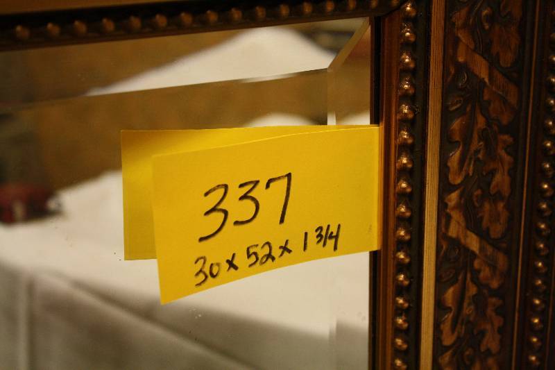 lot 337 image: Restaurant Home Dcor Framed Mirror