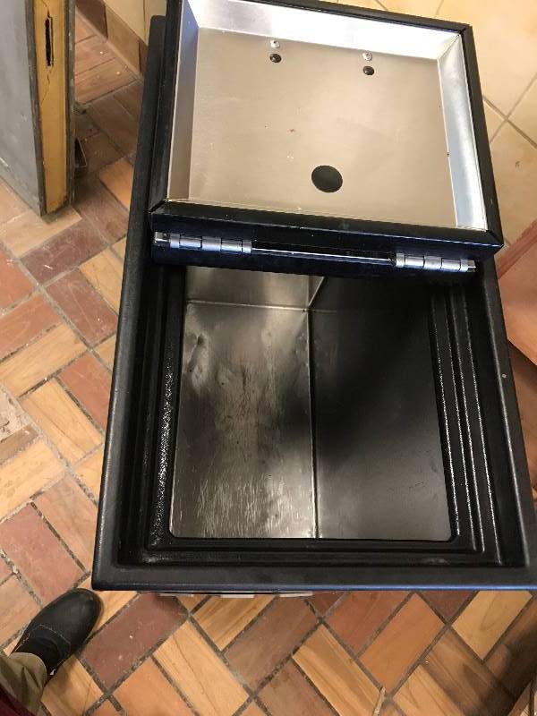 lot 9 image: Silver King Single Door Top Load Freezer, RunsFreezes